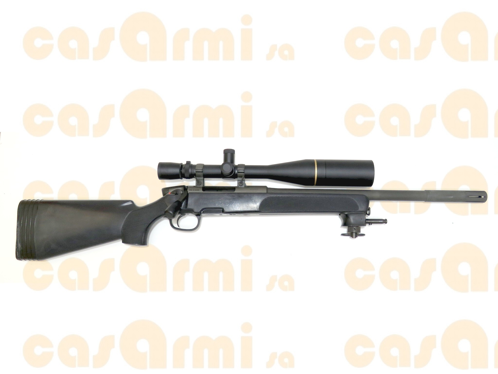 Steyr mod. SSG 69, con ottica Leupold Vari-X III 8.5-25x50 long range e silenziatore, bipiede .308 Win.